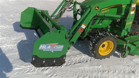 john deere skid steer snow pusher|john deere 44 inch snow blower.